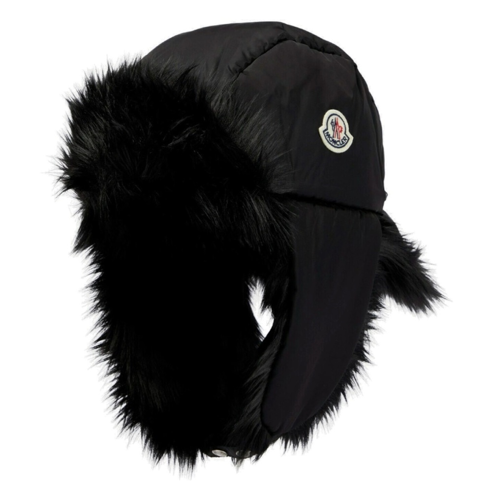 Moncler unisex faux fur aviator trapper winter hat